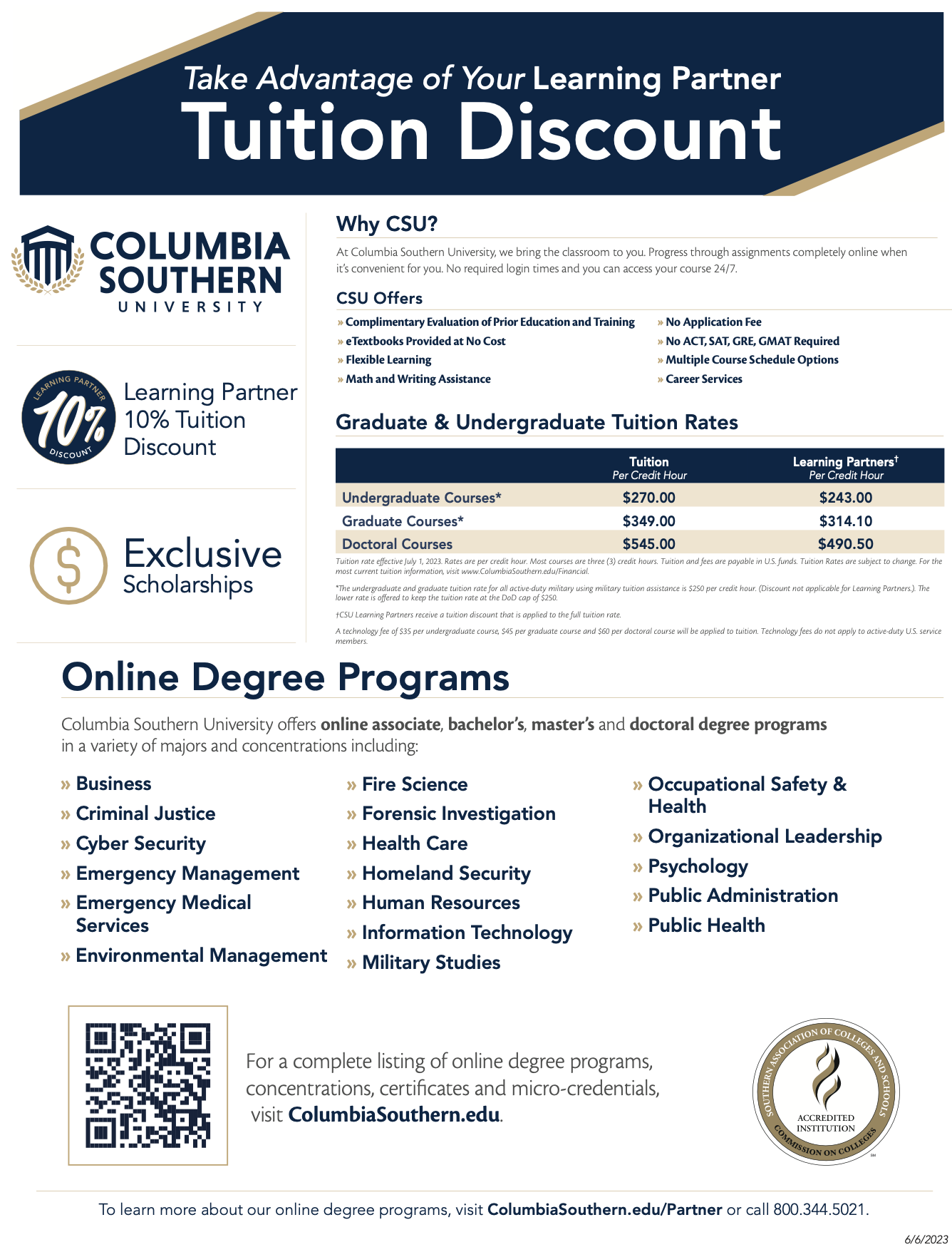 Tuition Discount